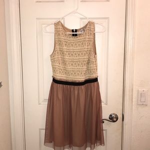 Beige Kids Dress